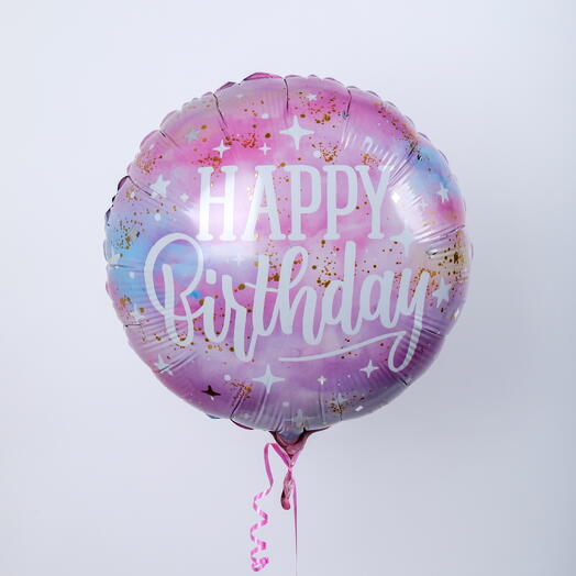 Happy Birthday Glow Foil Balloon 7268