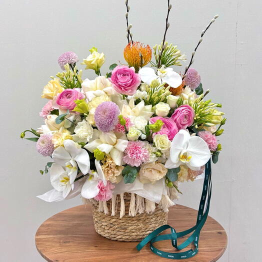Orchid Ohara Rose Basket Flower Luxury