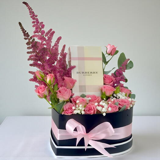 Rose and BURBERRY London Perfume