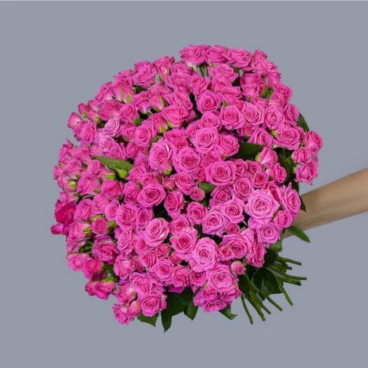 51 Dark Pink Baby Roses Bouquets-665