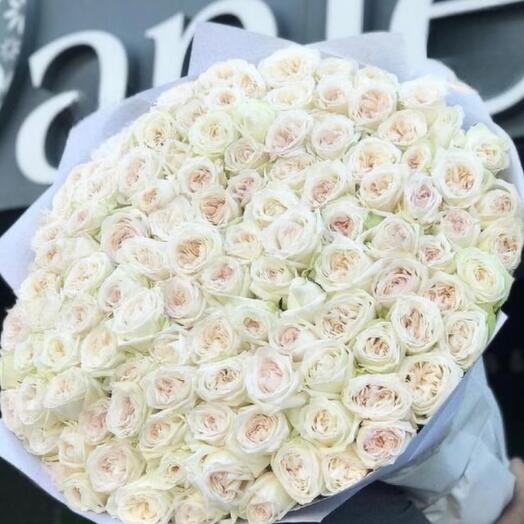 Bouquet of 151 peony roses