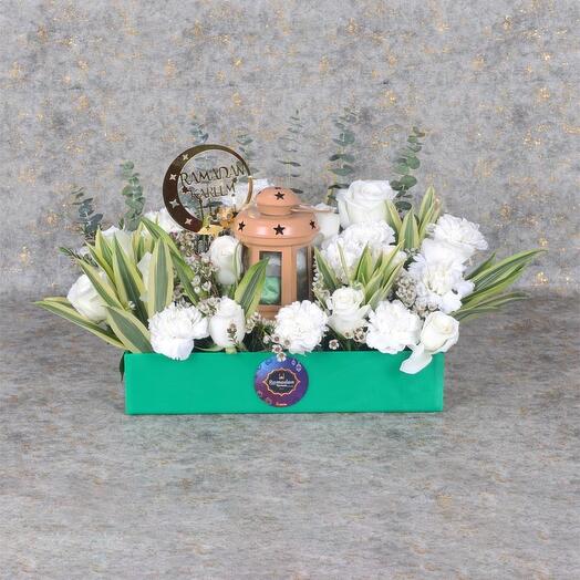 Ramadan Floral Hamper Green