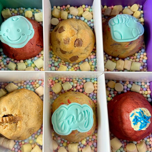 Baby shower - Chunky cookie box