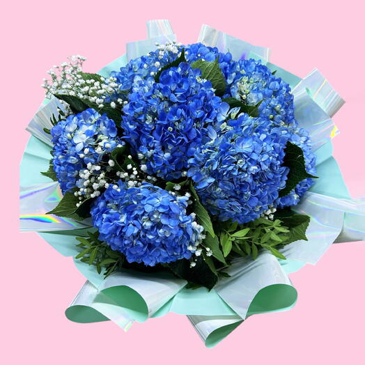 Bouquet d'hortensias bleus Skyfall