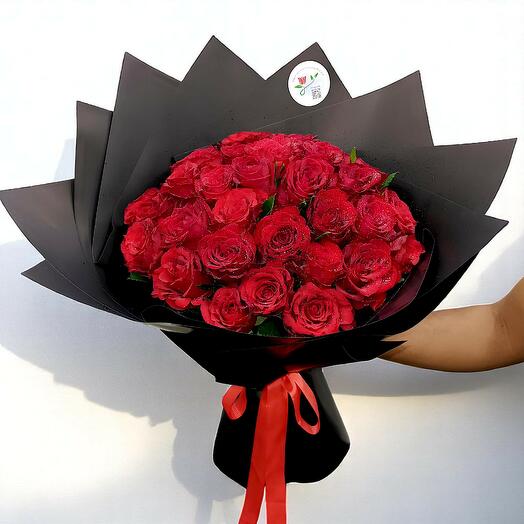 Red roses bouquet