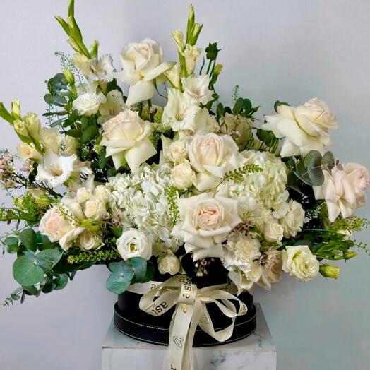 Serene White Garden Box