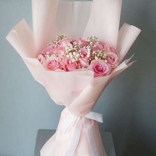 Надежда - розовый букет роз