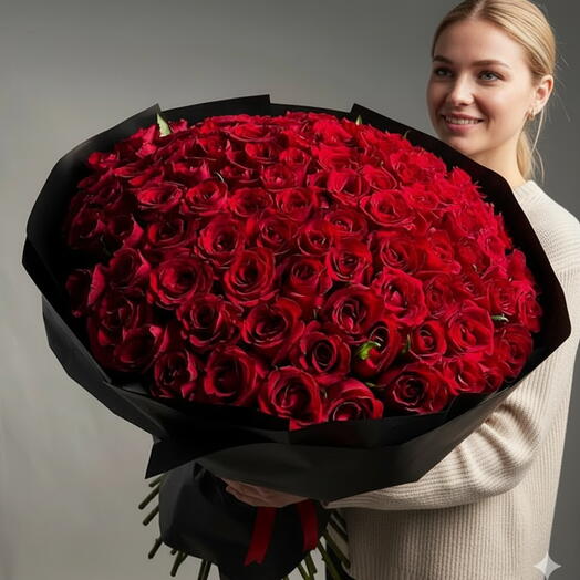 101 Red Rose Bouquet - Elegance