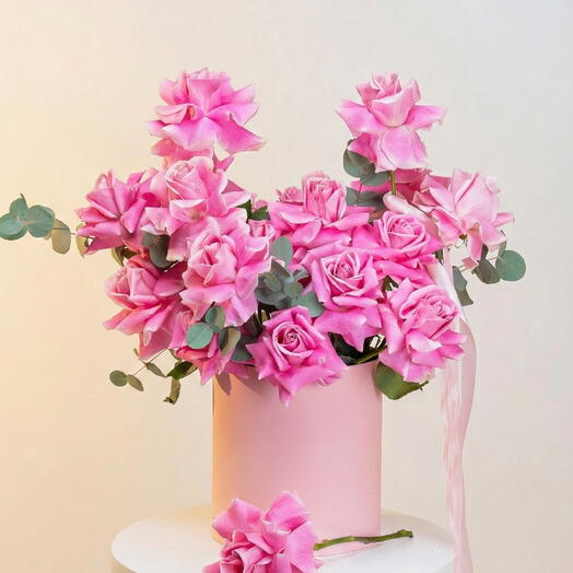 Розовая коробка преданности