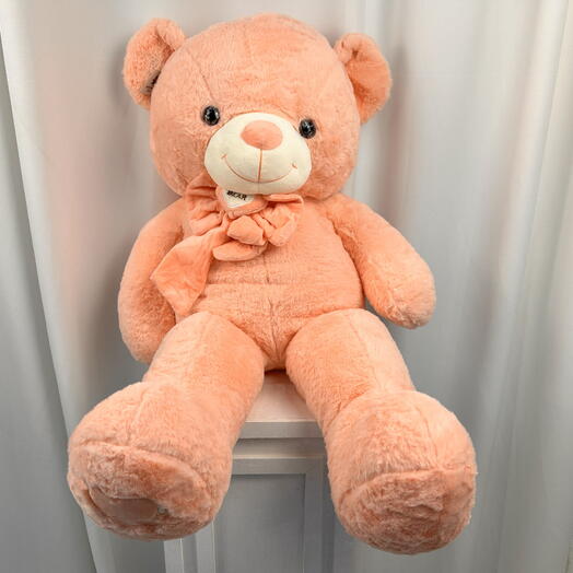 Мишка Тедди светло-розовый, 100 см