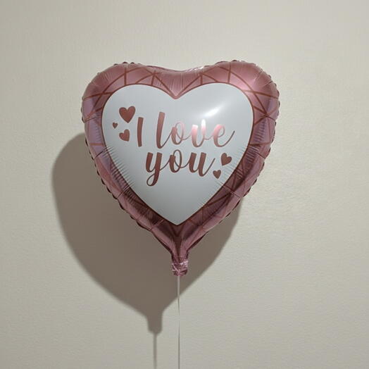I love you Heart Balloon - Helium Filled