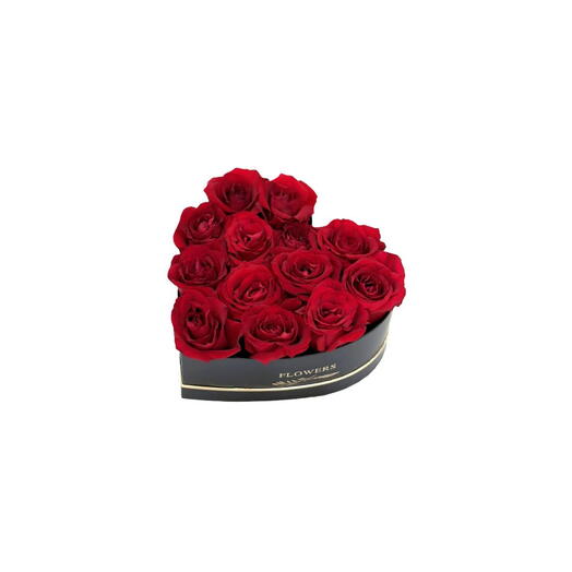 Caja Corazón Pequeña - Caja Blanca y Negra (añadir a la nota)