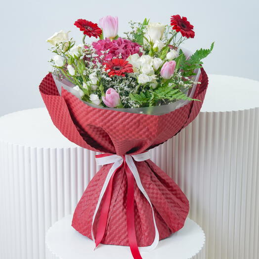 Crimson Garden Bouquet