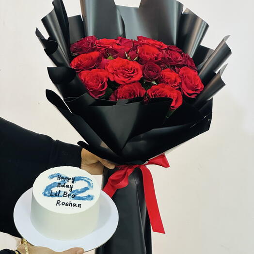Cake with Bouquet 1149
