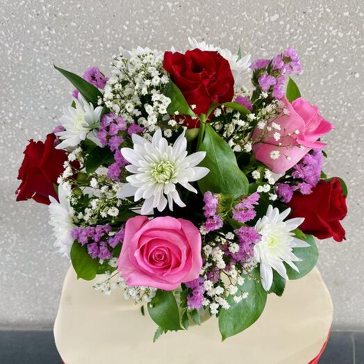 Table top center pcs in mimi vase leat