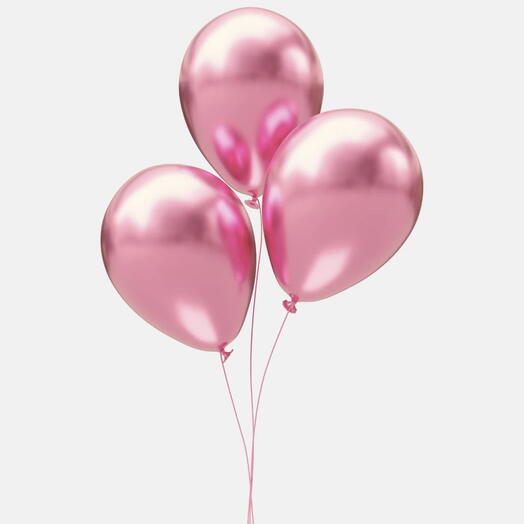 Rose gold balloon set