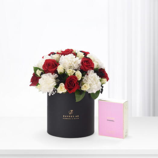 Red Sands Bloom Black Box with Chanel Chance Perfume