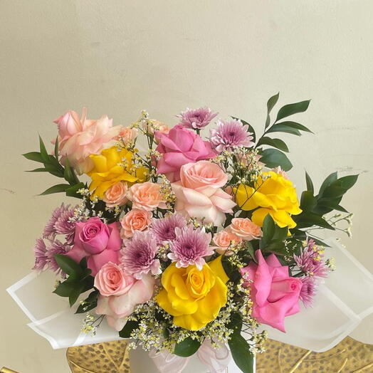 цветы в коробке7