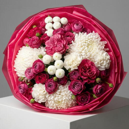 Royal Magenta   White Cloud – Premium Textured