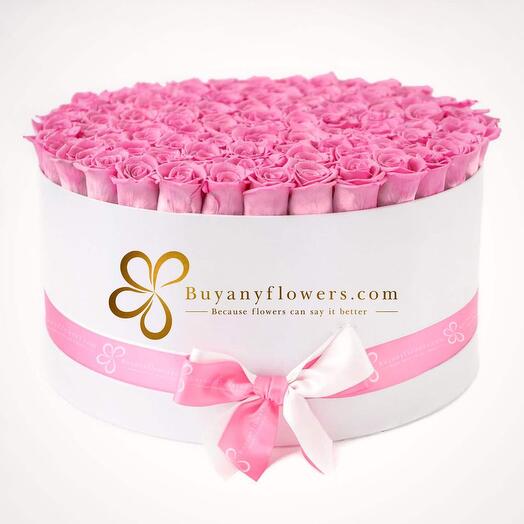 Lovely Pink Roses Arrangement