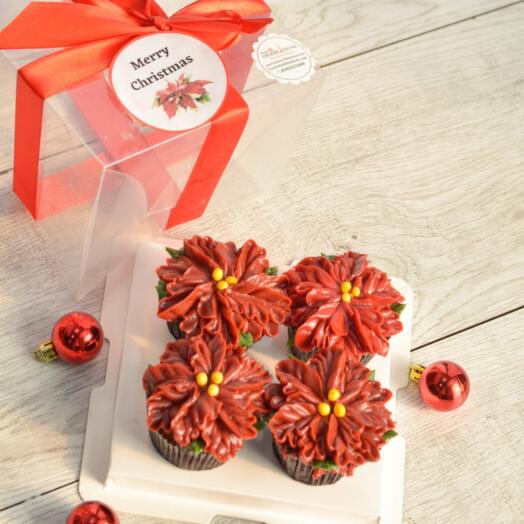Decorative Christmas Cupcakes
