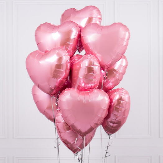 B balloons heart any color (7 pieces)