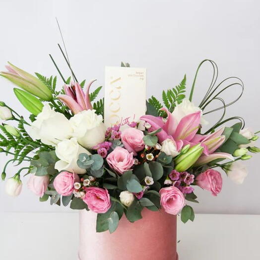 Mother s Day Flowers   Chocolate Pink Box