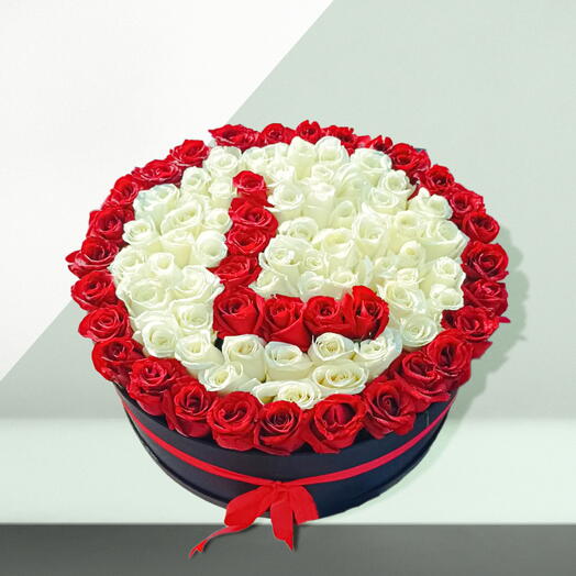 Customized Circular Floral Gift Box