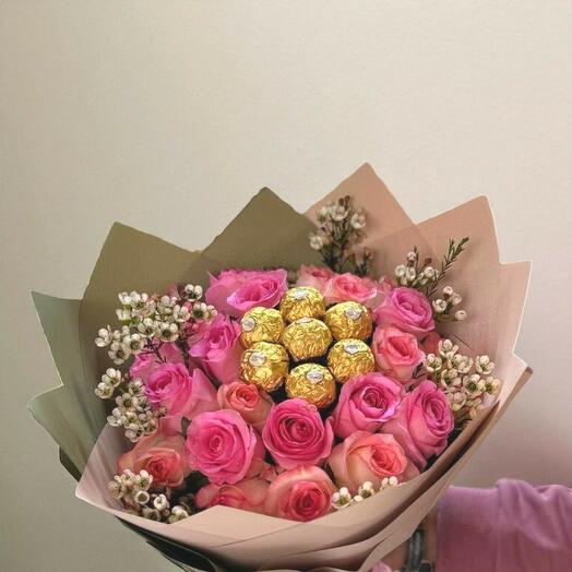 Букет «Сладкий румянец шоколадного наслаждения»