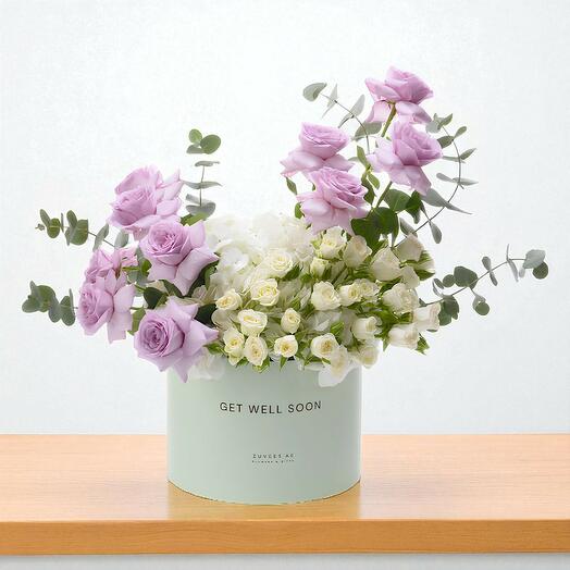 Lavender   Light Get Well Soon Box