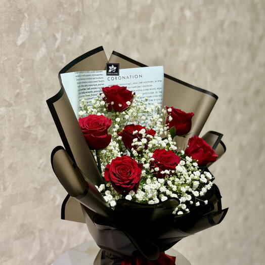 Elegant red bouquey