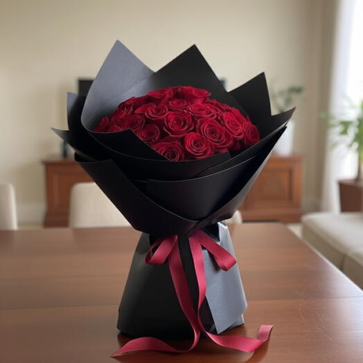 Букет из 31 красной розы