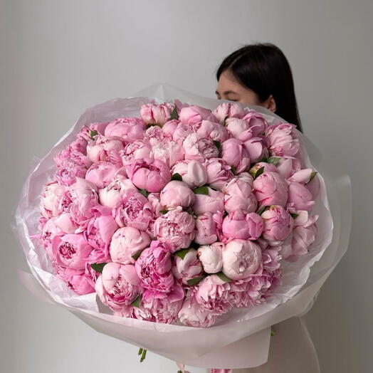 99 زهرة الفاوانيا الوردية