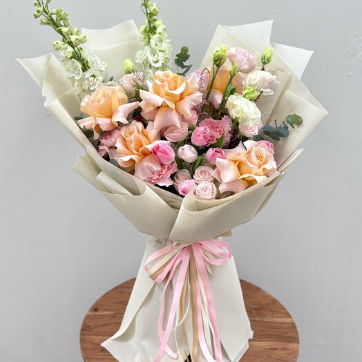 Букет «Нежная пастельная мелодия»