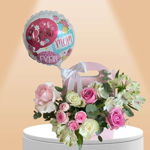 Цветочная композиция ко Дню матери