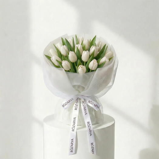 Белые тюльпаны: чистая безмятежность