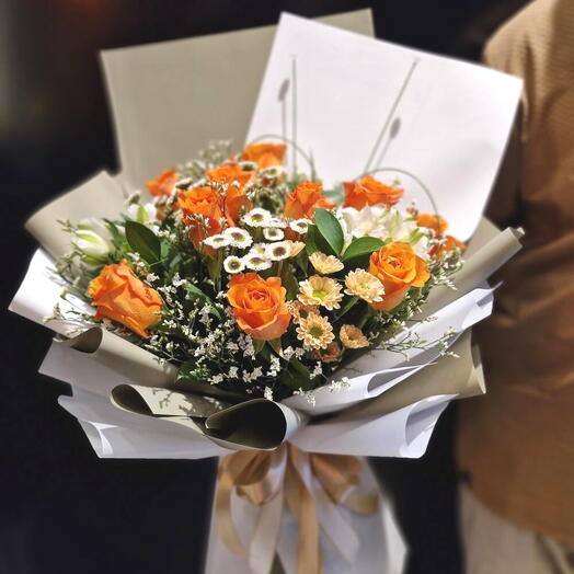 Orange roses