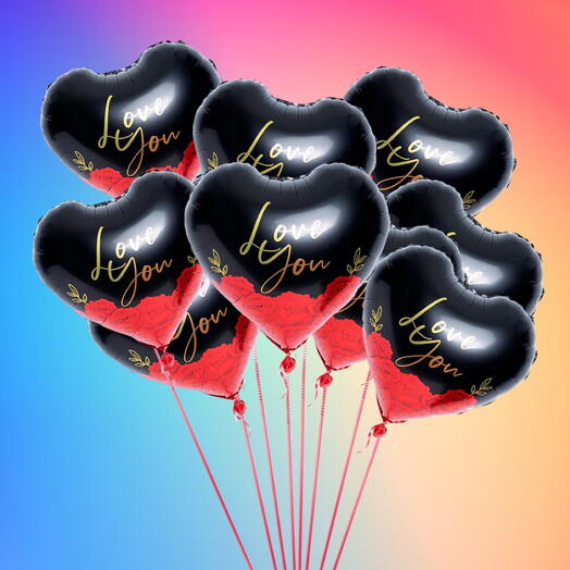 11 Globos Te Amo-1434