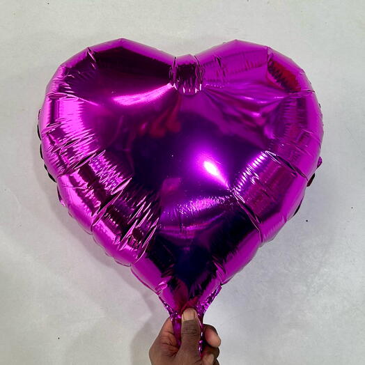 Fuchsia Pink Heart Shaped Balloon-5213