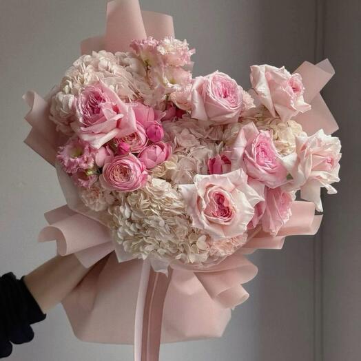 Букет Розовый шёпот