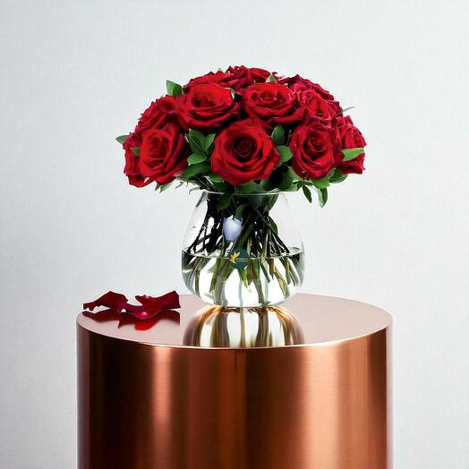 Ravishing 24 Red Roses