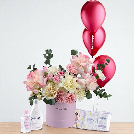 Подарочный набор для малышки Нежно-розовая безмятежность