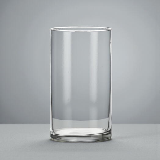 Cylinder Glass Vase 15*25Cm