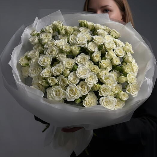 Bouquet Flocons de roses spray