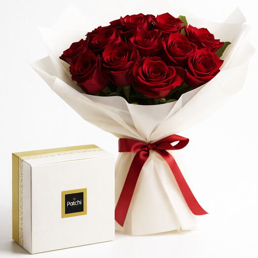 ️Patchi   11 красных роз роскошный подарок