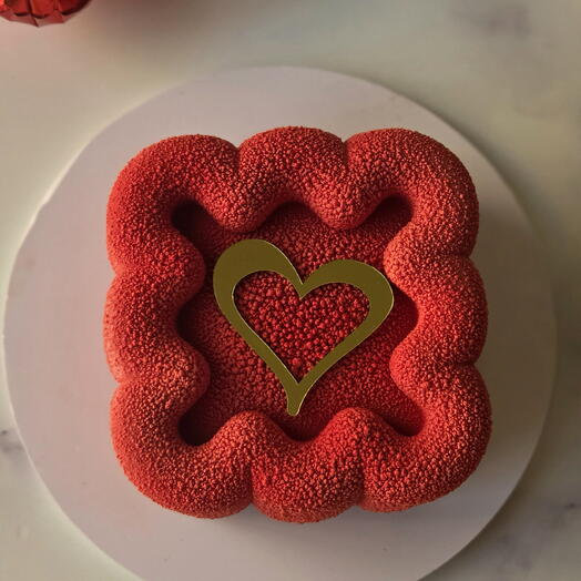 كعكة موس بنتو مربعة