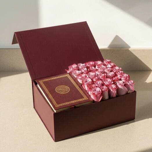 Noor   Корзина фиолетовых роз