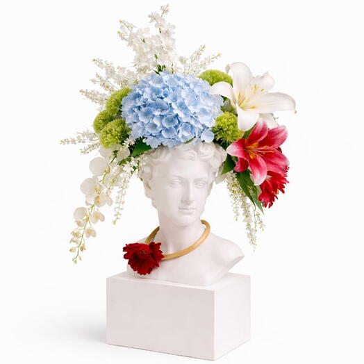 اصطناعي فاخر فني أزرق