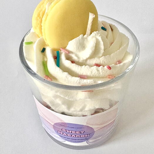 Свеча Sweet Macaron – Удовольствие для ваших чувств! 🍬 - 220мл