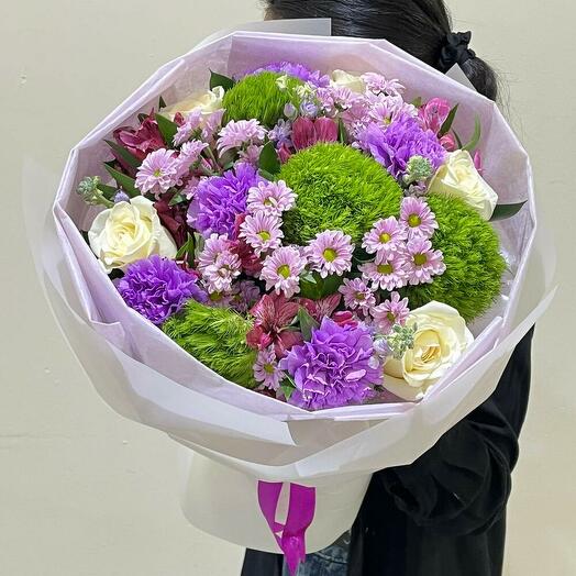 Purple Pastel Bouquet A